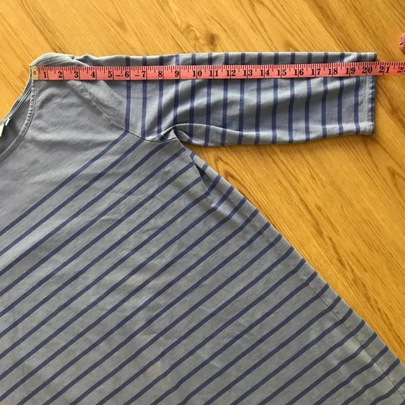 Vineyard Vines Over-Dyed Long-Sleeve Stripe Knit Dress - Size Medium - Picture 8 of 9